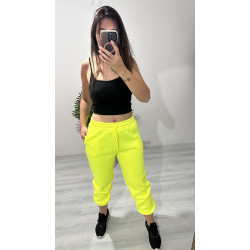 Neon Sarı Eşofman Altı