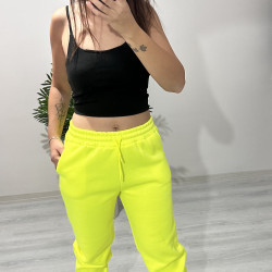 Neon Sarı Eşofman Altı